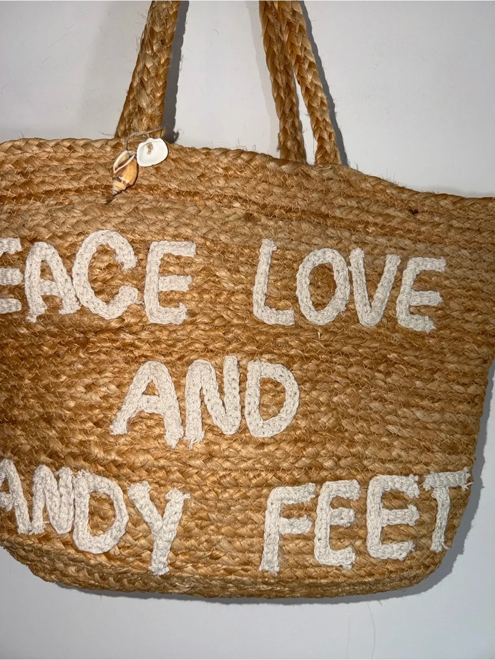 Sugarboo & Co. Large Jute Tote Bag - 